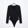 Body con zip frontale