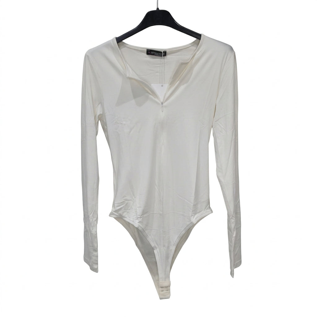 Body con zip frontale